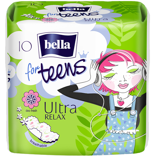 Hygienické vložky Bella for Teens Ultra Relax