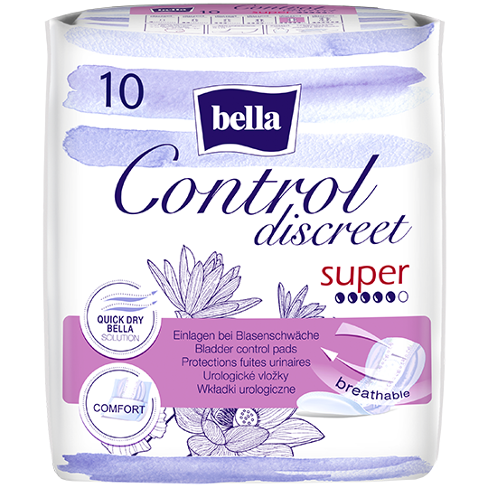 Bella Control Discreet Super urologické vložky